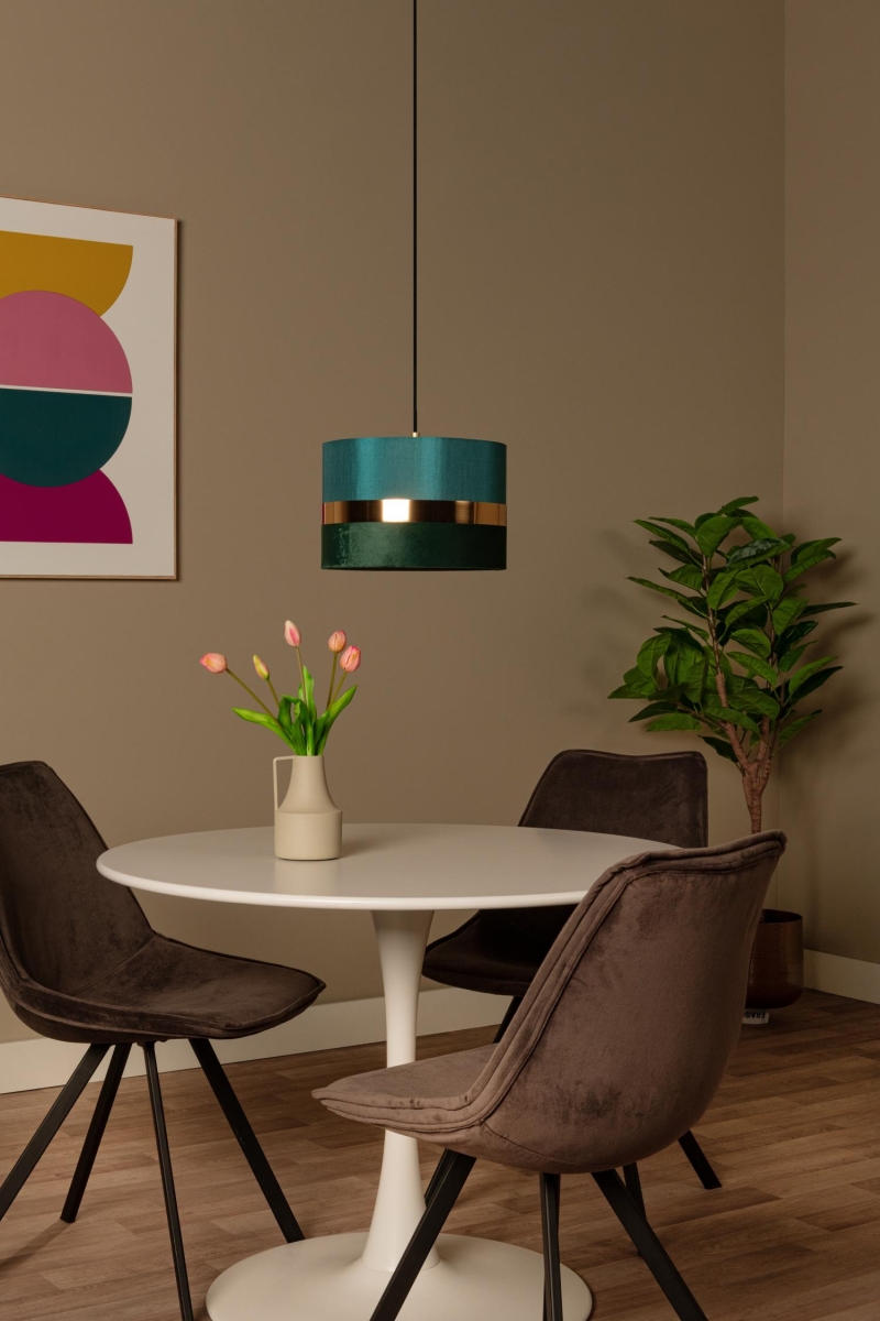 Lucide EXTRAVAGANZA TUSSE - Závesné svietidlo - Ø 30 cm - 1xE27 - Zelené